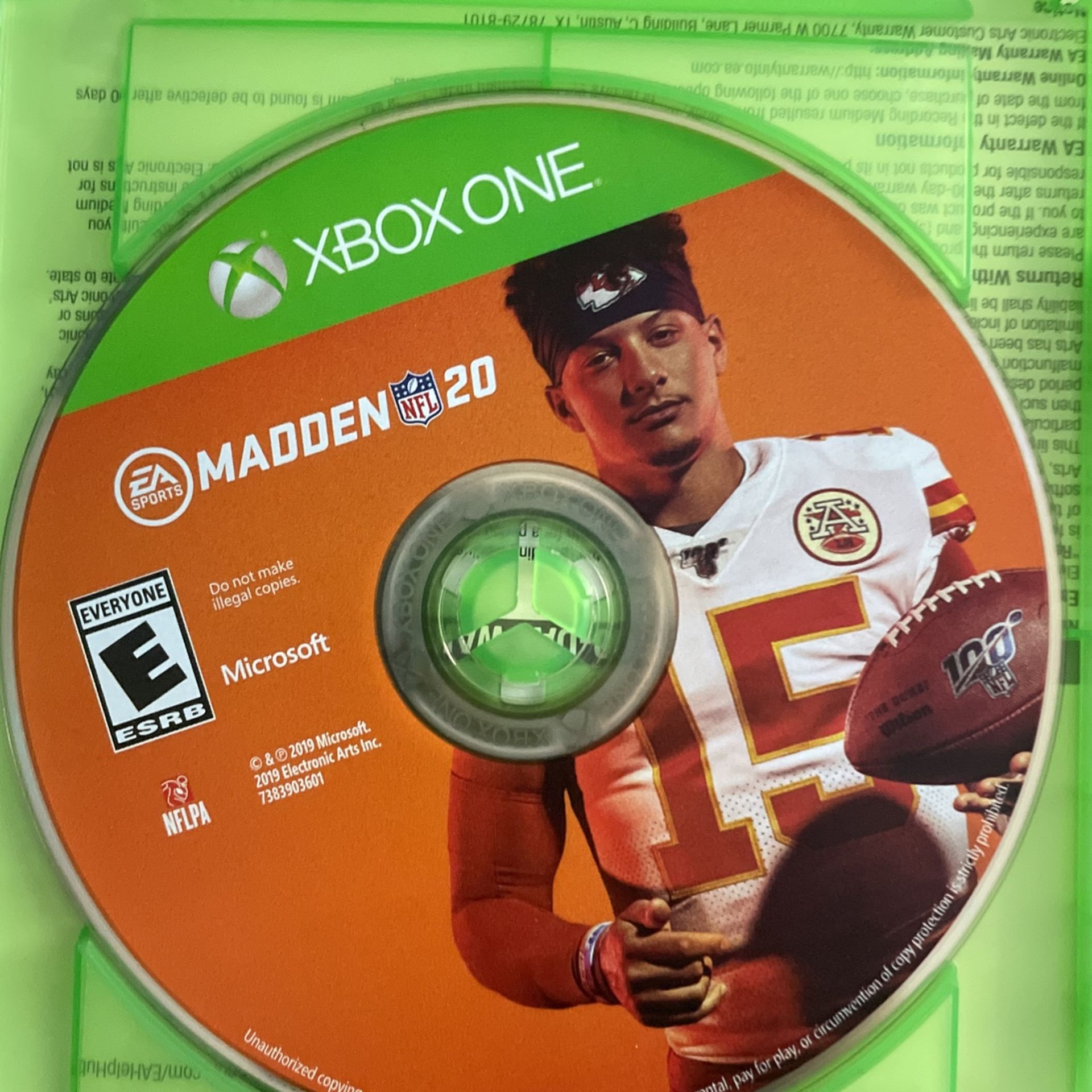 Madden 20 Xbox One