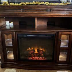 Electric Fireplace  TV Stand Entertainment Center