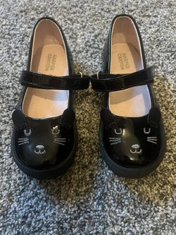 Harper Canyon Black Dress Shoes Size 10M Toddler Girls