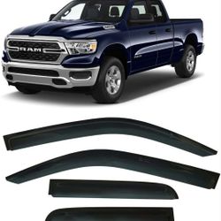 Window Visor Deflectors for Dodge RAM 1500 Quad cab only