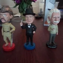 Three Bobble Heads