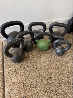 Kettlebells for sale - 295lbs Total