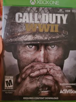 Xbox one call of duty WWII