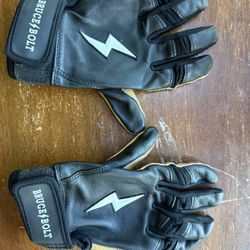 Bruce Bolt Batting Gloves Size Youth small