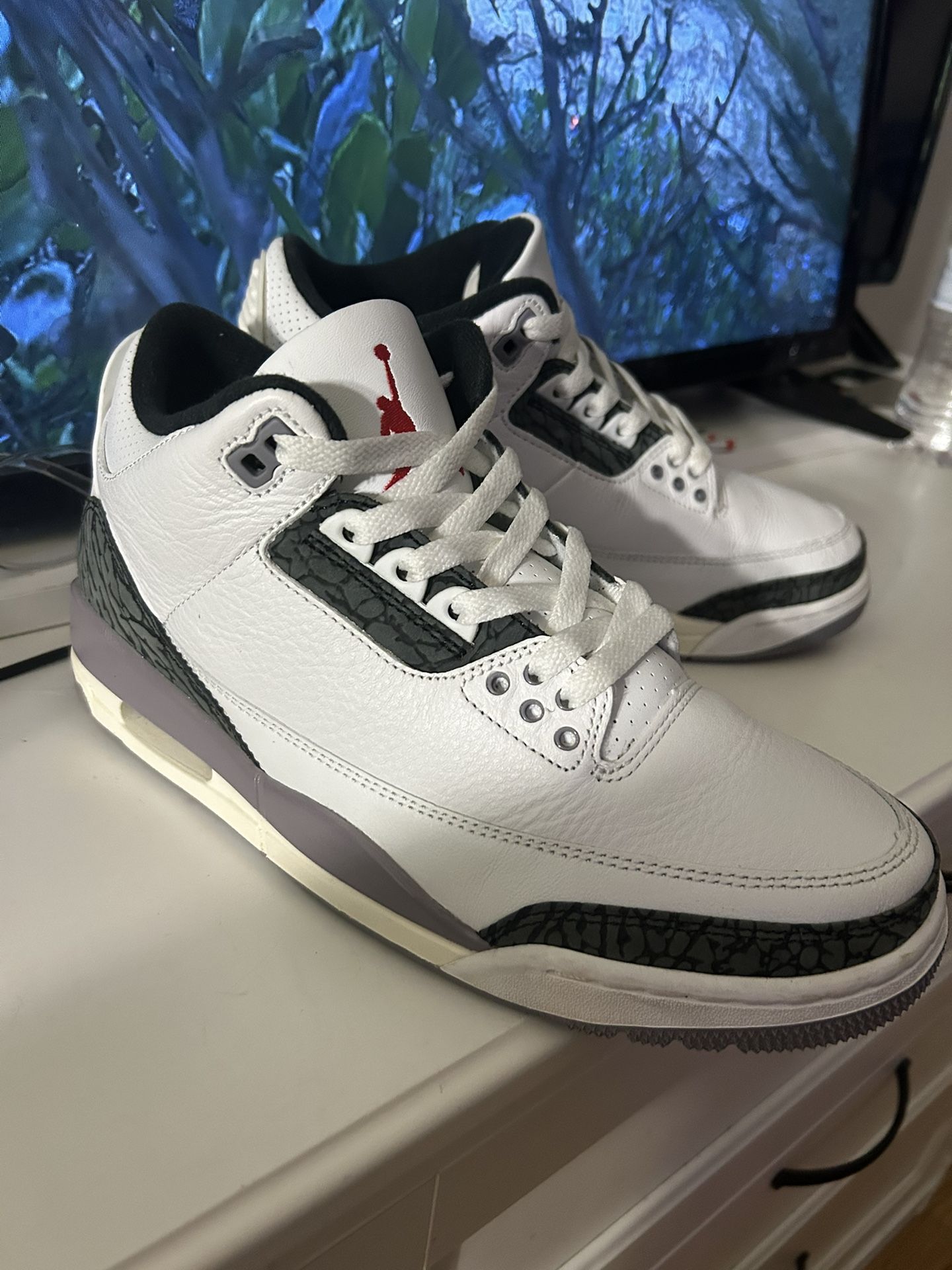 Size 8 Jordan 3 retro Jordan Jordan 3 Retro OG Black Cement (2024) Size 9, DS  main image 3