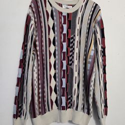 Pacsun Coogi Style Sweater Sweatshirt