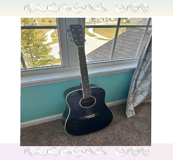 Acoustic Guitar Rich Music and Classic Expert Design pass radio