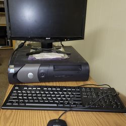 Dell Optiplex GX270 w Monitor, Keyboard & Mouse