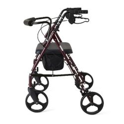 Medline Heavy-Duty Bariatric Rollator with 8" Wheels