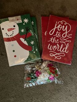 Christmas Gift Bags + Bows