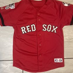 Vintage Majestic Boston Red Sox Coco Crisp #10 Baseball Jersey Youth Large 10/12