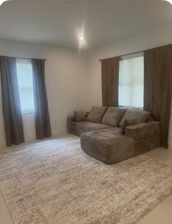 Living room sofa (moderately used) 2 months old