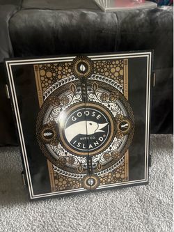 Goose island dart board with cabinets