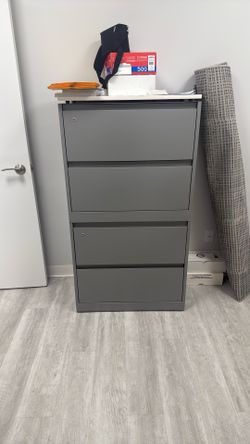 Grey Filing Cabinet