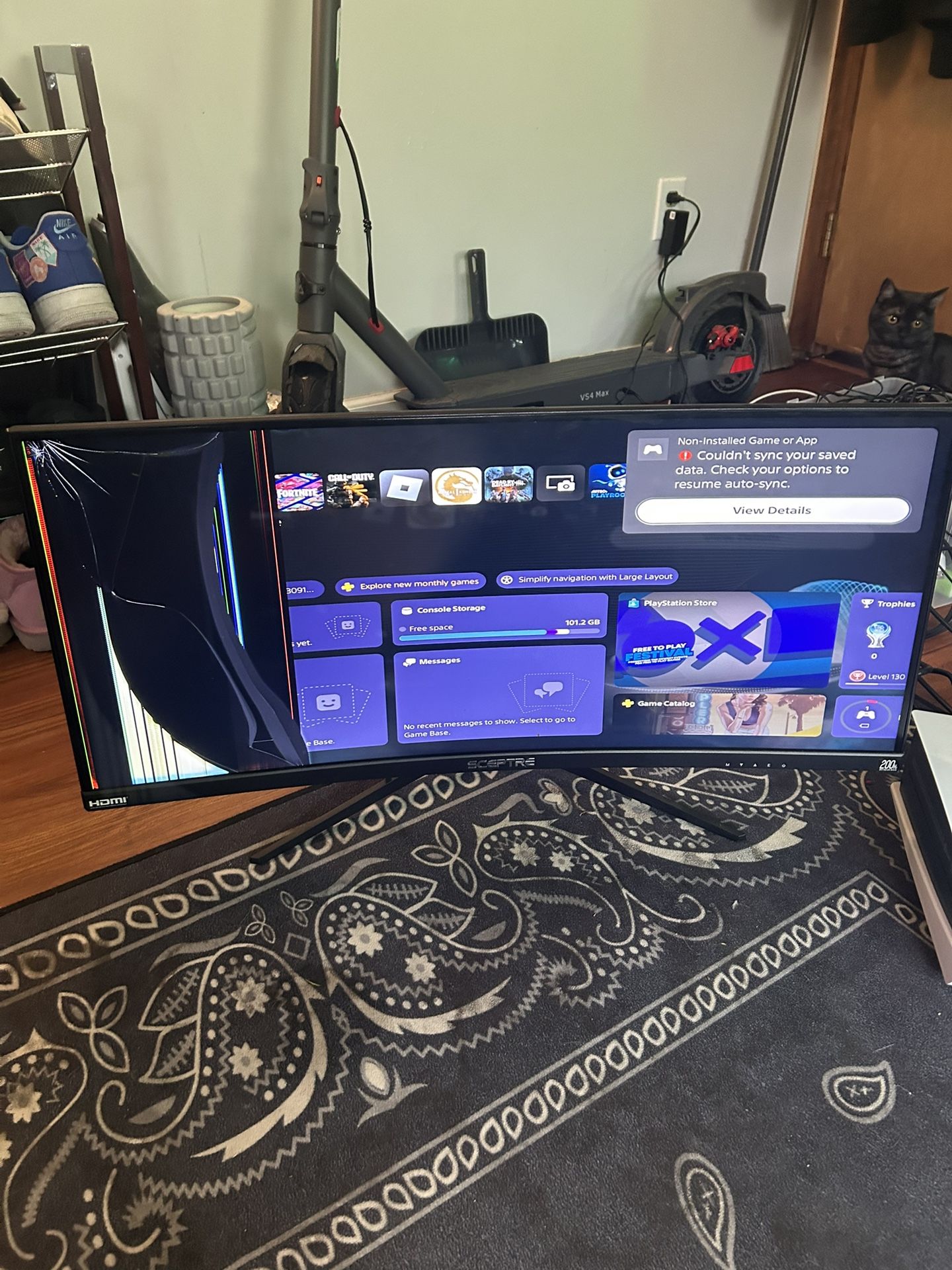 SCEPTRE p30 curved 4k 200hz monitor