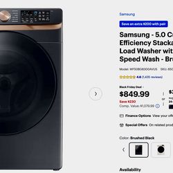 Brand New Samsung Electric Dryer (Never Used) – Still Under Warranty – Save vs Retail