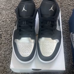 Jordan 1 Low Silver Toe DS Size 10.5 
