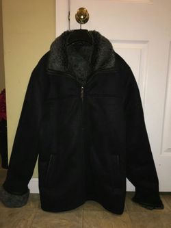 Suede Leather Fur Jacket