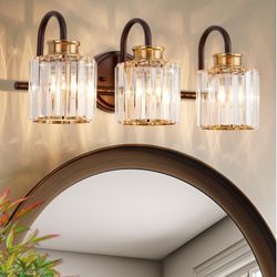  Bathroom Light Fixtures With K9 Crystal Lampshade Bathroom Lighting Over Mirror Vanity Lights 