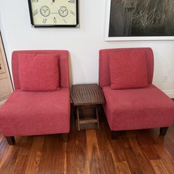 2 Accent Lounge Chairs