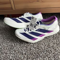 Adidas Adizero Adios Pro 4 Running Shoes White Purple Lime JR1656 Size 12.5 & 9