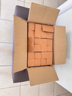 12 pcs 4” Square Glass Vase by Ashland®. Used in good condition