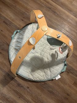Baby Activity Play Gym Mat with Wooden Frame