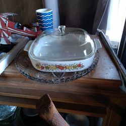 Vintage CorningWare Casserole With Lid