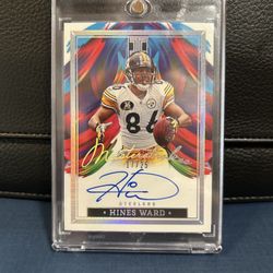 2023 Panini Impeccable HINES WARD MASTERSTROKES AUTO /25 Steelers