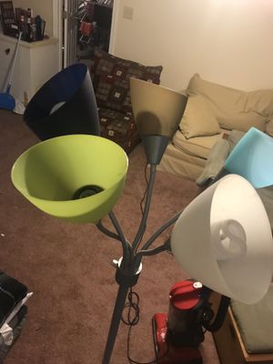 New And Used Lamp Shades For In Durham Nc Offerup 5 Light Floor Lamp With Shades For In Durham Nc