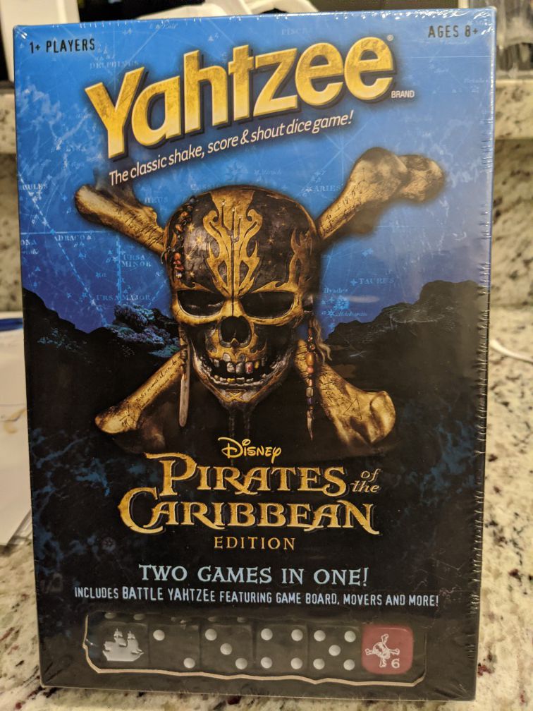 Yahtzee Pirates of the Caribbean Edition