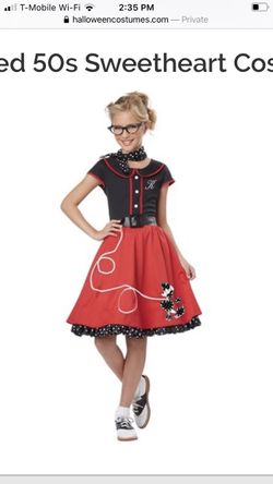 Sweetheart costume 7 to 8 years