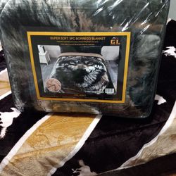 Cobijas Con Borrego Matrimonial 