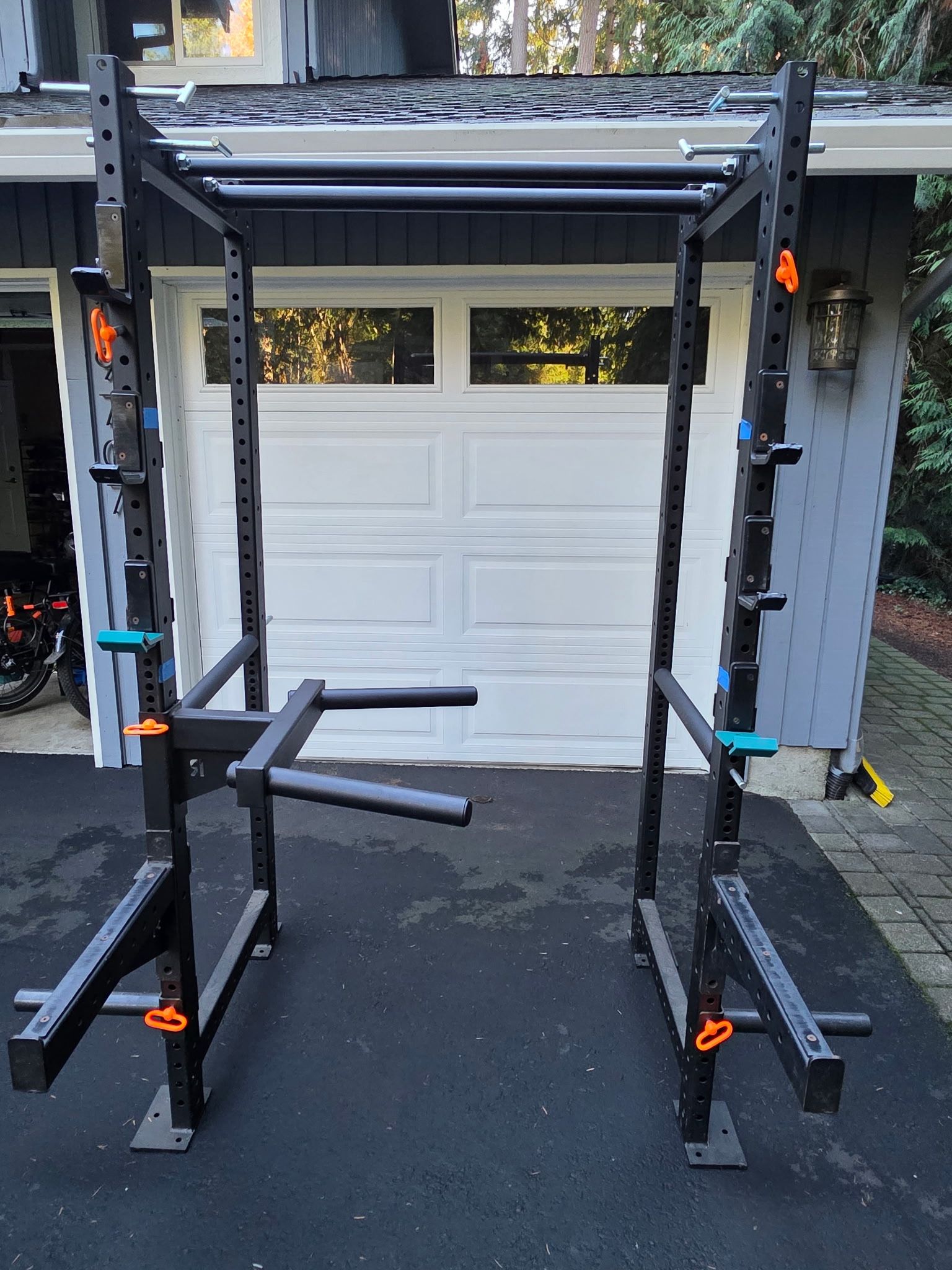 Rogue R-3 Power Rack with Extra Attachments