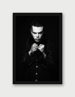 Yungblud 2026 Concert Framed Black & White Wall Art Poster – 28” x 38”