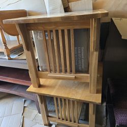 Square Wood Side Tables
