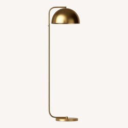 Modern gold metal floor lamp