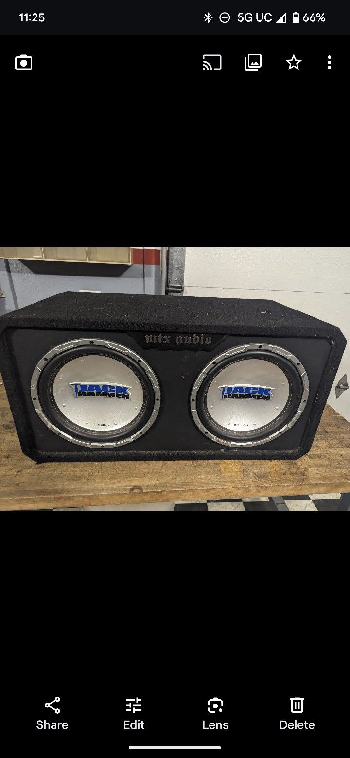 Cash Or Trade  2x JackHammer 12 In Subs In Box