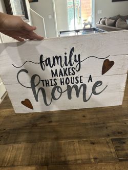 Home Decor Family Sign 