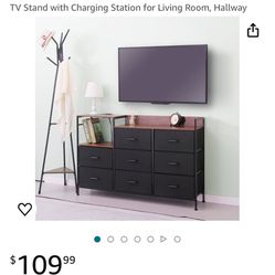 Dresser With Charging Station