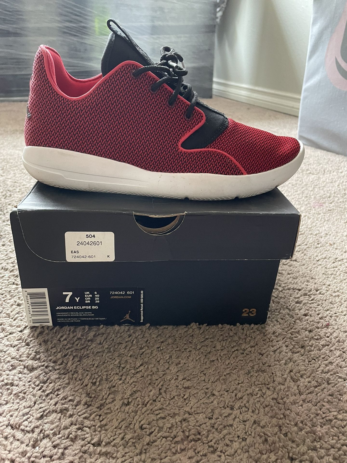 Jordan Eclipse Maroon Nike Jordan Eclipse Chukka Mens Basketball