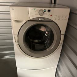 Diary Whirlpool Washer With Pedestal Works Great