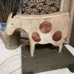 Primitive Cow Toy