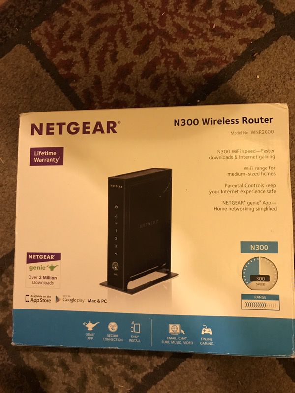 Netgear N300 wireless router