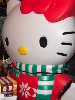 Hello Kitty Christmas Blow Mold Decoration