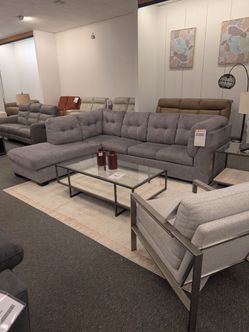 Gray 2 Piece sectional