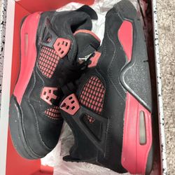 Black And Red Jordan 4s