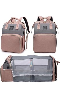 Baby Diaper Bag Backpack with Portable Changing Station