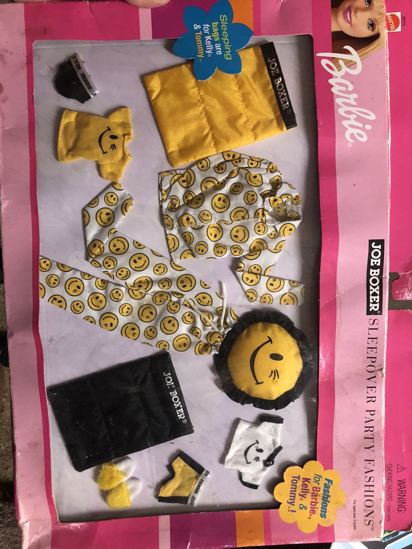 Barbie joe boxer clothes set