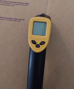 Infrared Thermometer Gun Yellow